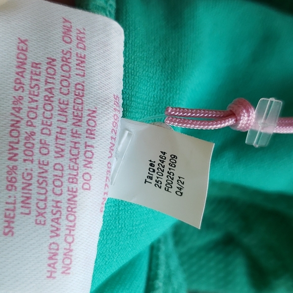 NWT Stoney Clover Lane women's green cheeky high-leg one piece swimsuit - Picture 10 of 12